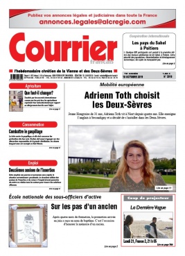 Courrier Français N°3918 du 18 octobre 2019 à télécharger sur iPad