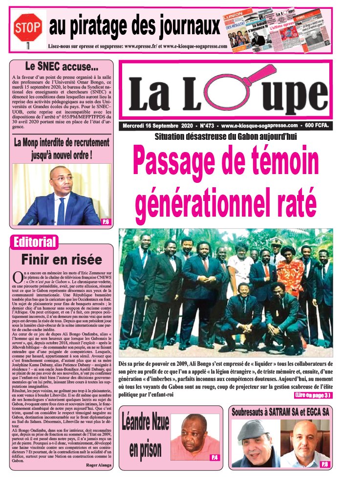 La Loupe 16 septembre 2020 Abonnement La Loupe Pas Cher avec le BOUQUET ePresse.fr