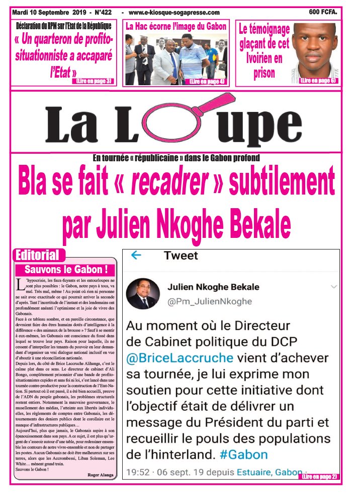 La Loupe 10 septembre 2019 Abonnement La Loupe Pas Cher avec le BOUQUET ePresse.fr