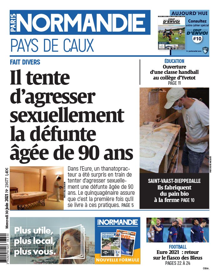 Paris-Normandie N°20210630 du 30 juin 2021 à télécharger sur iPad