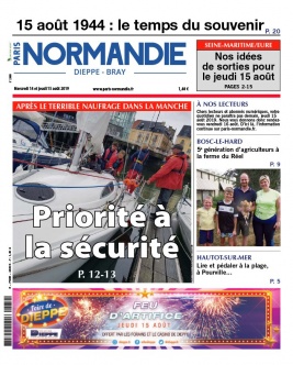 Paris-Normandie N°20190814 du 14 août 2019 à télécharger sur iPad