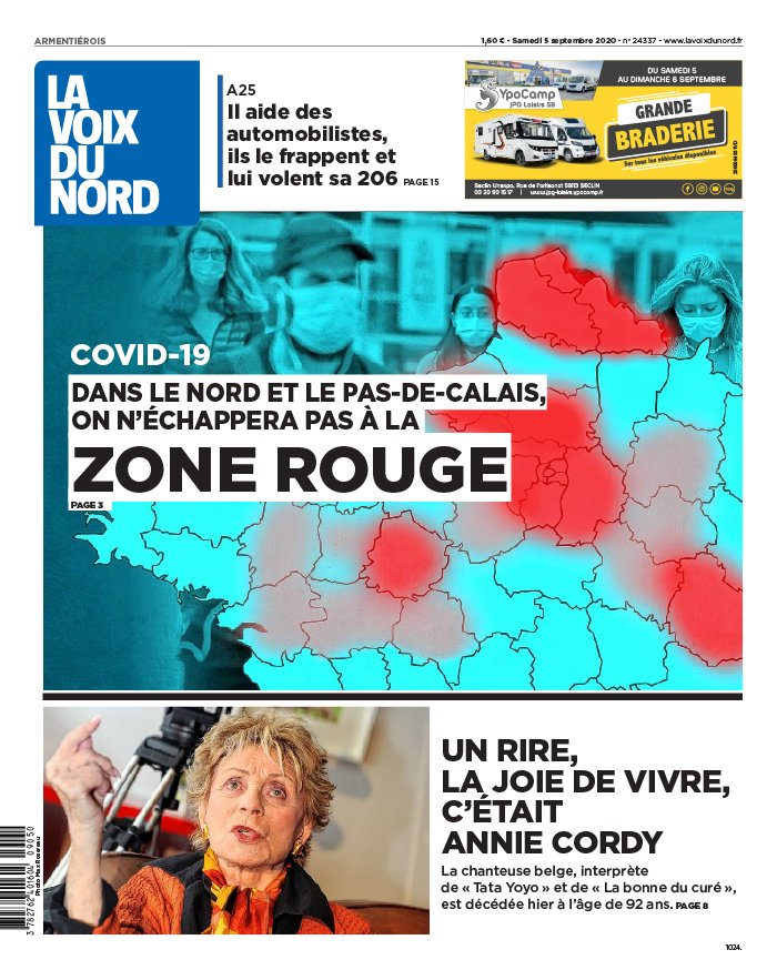 La Voix Du Nord Consulter Le Journal Numerique La Voix du Nord N°20200905 du 05 septembre 2020 à télécharger sur iPad