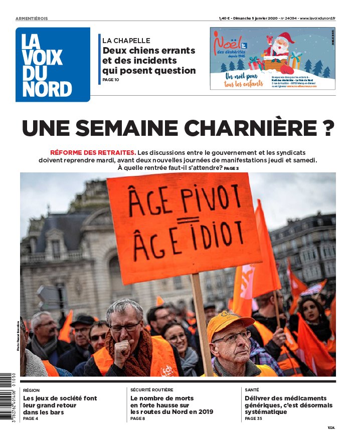 La Voix Du Nord Consulter Le Journal Numerique La Voix du Nord N°20200105 du 05 janvier 2020 à télécharger sur iPad