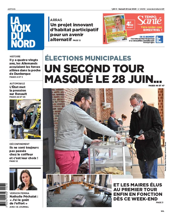 La Voix du Nord N°20200523 du