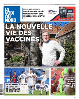La Voix du Nord N°20210404 du 04 avril 2021 à télécharger sur iPad