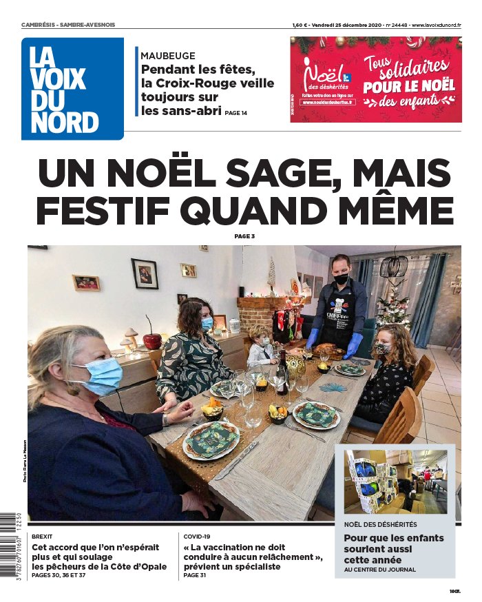 La Voix Du Nord Service Suspension Abonnement La Voix du Nord N°20201225 du 25 décembre 2020 à télécharger sur iPad