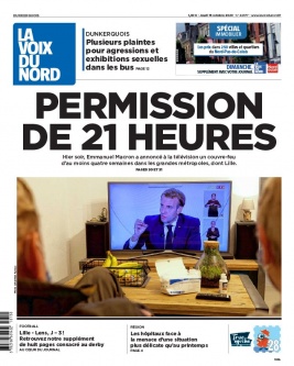 La Voix du Nord N°20201015 du 15 octobre 2020 à télécharger sur iPad