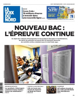 La Voix du Nord N°20200121 du 21 janvier 2020 à télécharger sur iPad