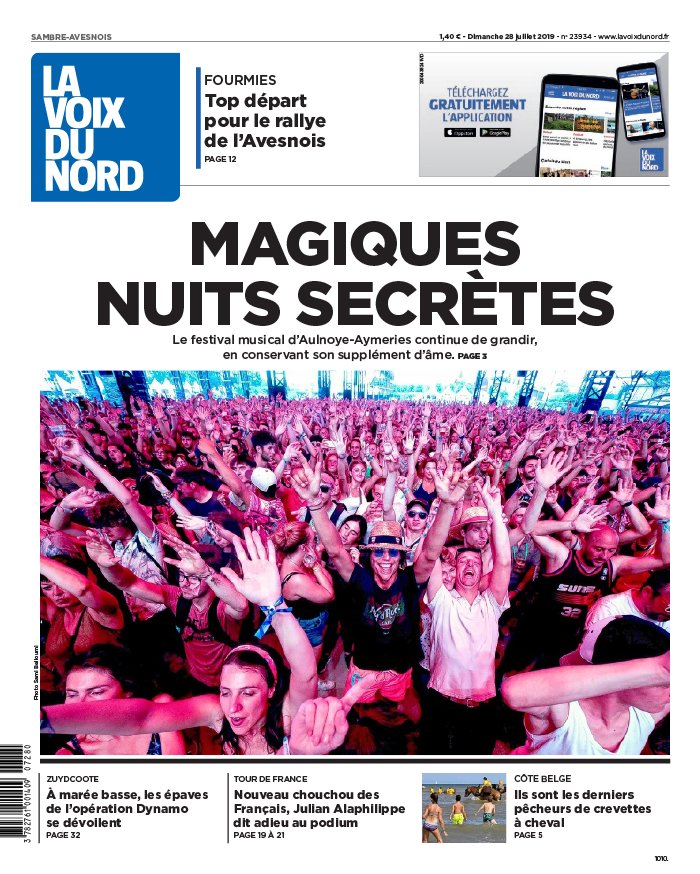 La Voix du Nord N°20190728 du