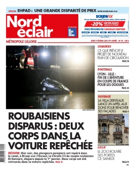 Lisez Nord éclair - Roubaix & ses alentours du 09 février 2023 sur ePresse.fr