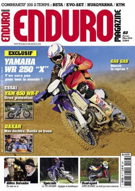Enduro Magazine N°83 du 02 février 2016 à télécharger sur iPad