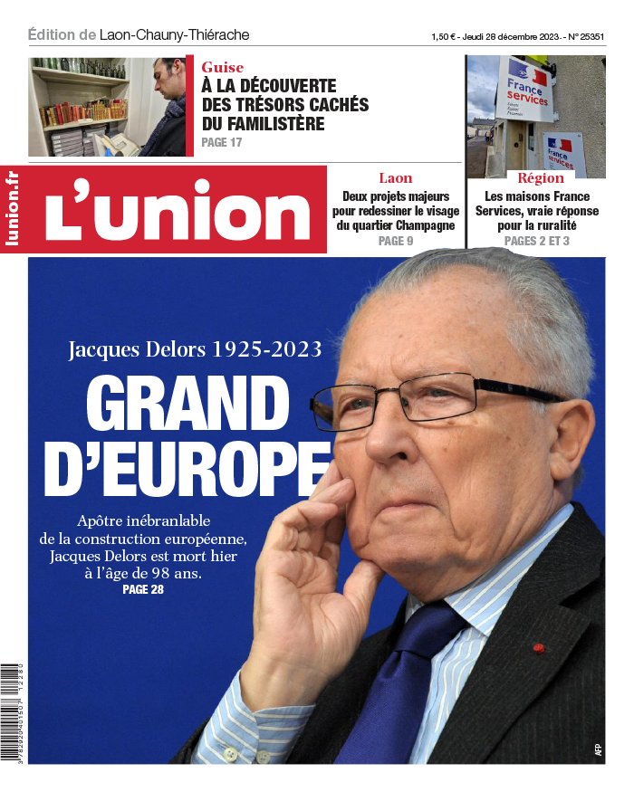 Lisez L'Union Laon du 28 décembre 2023 sur ePresse.fr