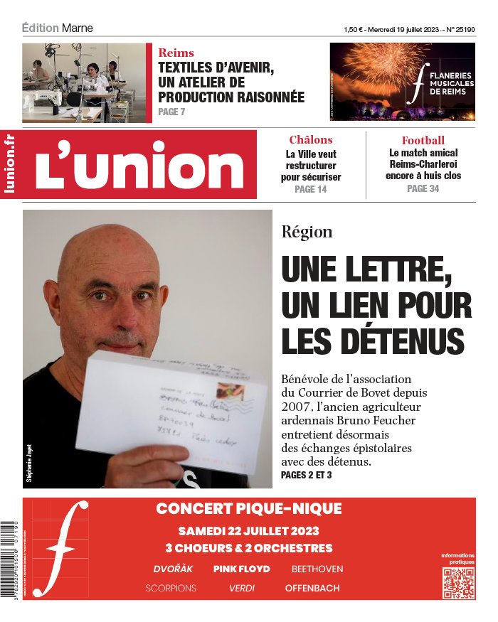 L'Union N°20230719 du 19 juillet 2023 à télécharger sur iPad