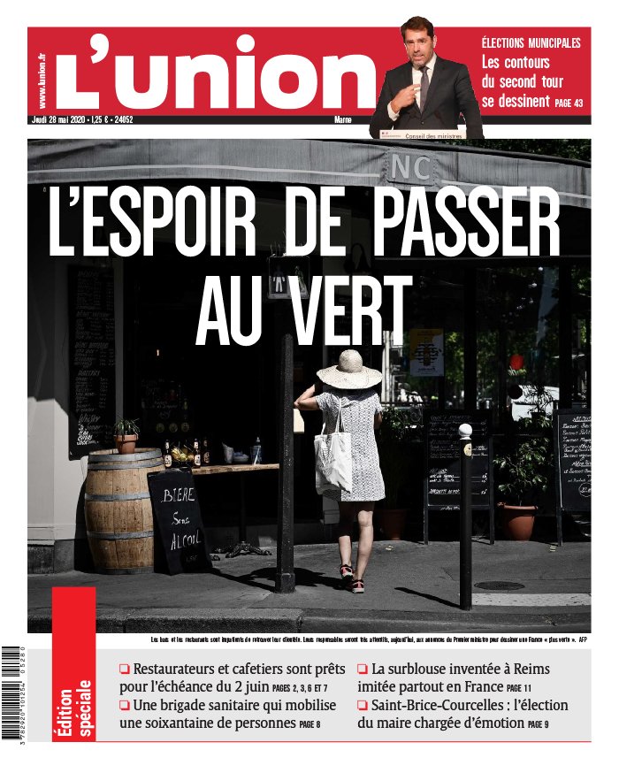 L'Union 28 mai 2020 Abonnement à L’Union Pas Cher avec le BOUQUET INFO ePresse.fr