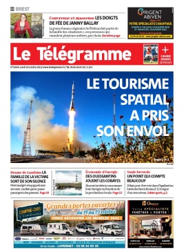 Le Télégramme 18 octobre 2021 Abonnement Le Télégramme Pas Cher avec BOUQUET INFO ePresse.fr
