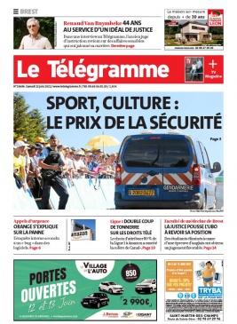 Le Télégramme 12 juin 2021 Abonnement Le Télégramme Pas Cher avec BOUQUET INFO ePresse.fr