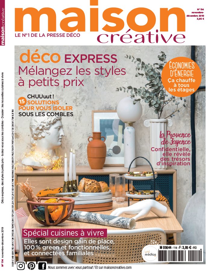 Maison Créative 31 octobre 2019 Abonnement Maison Créative Pas Cher avec le BOUQUET ePresse.fr