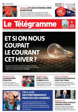 Le Télégramme N°20221019 Du 19 Octobre 2022 à Télécharger Sur IPad