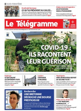 Le Télégramme N°20200403 du 03 avril 2020 à télécharger sur iPad