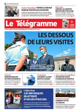 Le Télégramme 07 mai 2021 Abonnement Le Télégramme Pas Cher avec BOUQUET INFO ePresse.fr