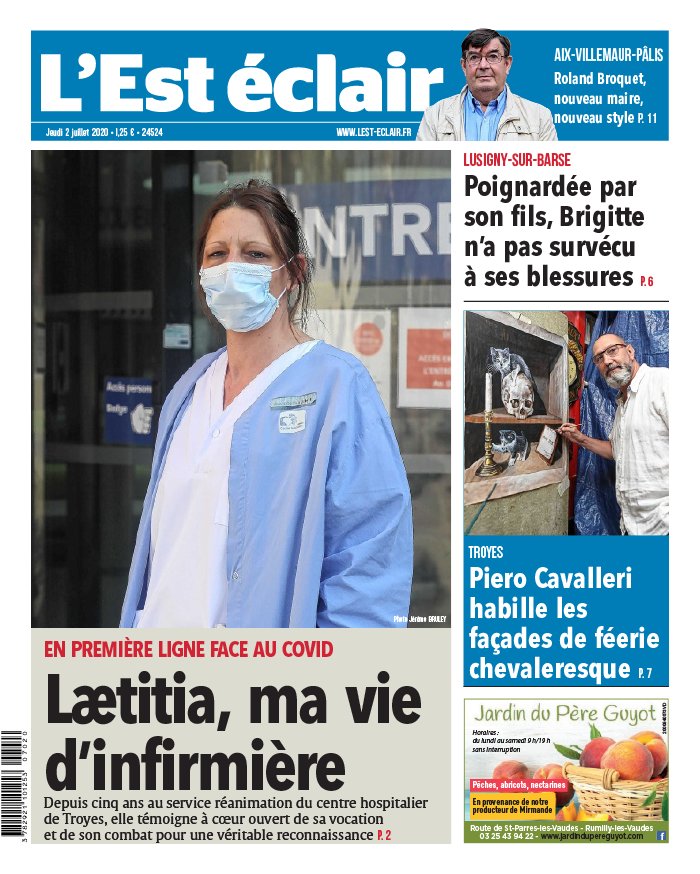 L'Est éclair du 02 juillet 2020