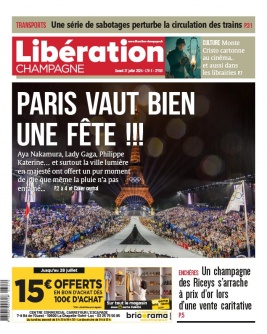 Lisez Libération Champagne du 27 juillet 2024 sur ePresse.fr