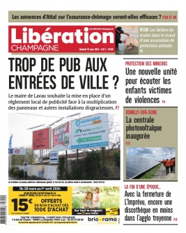 Libération Champagne N°27440 du 29 mars 2024 à télécharger sur iPad