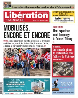 Lisez Libération Champagne du 26 mars 2023 sur ePresse.fr