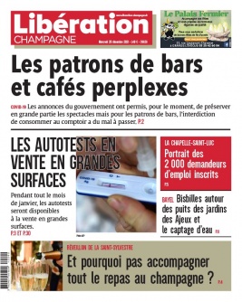 Libération Champagne N°26626 du 29 décembre 2021 à télécharger sur iPad