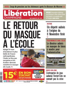 Libération Champagne N°26579 du 11 novembre 2021 à télécharger sur iPad