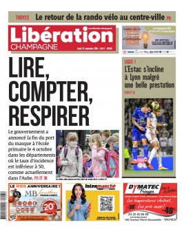 Libération Champagne N°26530 du 23 septembre 2021 à télécharger sur iPad