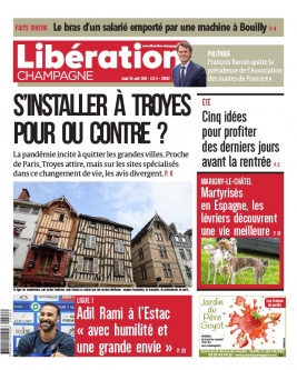 Libération Champagne N°26502 du 26 août 2021 à télécharger sur iPad