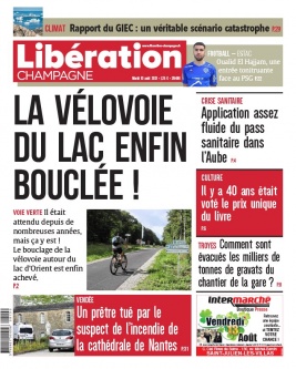 Libération Champagne N°26486 du 10 août 2021 à télécharger sur iPad