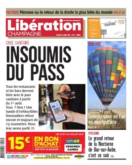 Libération Champagne N°26468 du 23 juillet 2021 à télécharger sur iPad