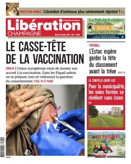 Libération Champagne N°26258 du 22 décembre 2020 à télécharger sur iPad