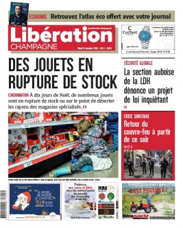 Libération Champagne N°26251 du 15 décembre 2020 à télécharger sur iPad