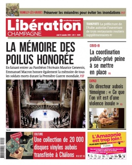 Libération Champagne N°26218 du 12 novembre 2020 à télécharger sur iPad
