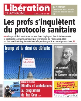 Libération Champagne N°26217 du 11 novembre 2020 à télécharger sur iPad