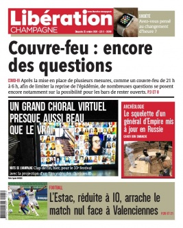 Libération Champagne N°26200 du 25 octobre 2020 à télécharger sur iPad