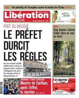 Libération Champagne N°26193 du 18 octobre 2020 à télécharger sur iPad