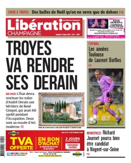 Libération Champagne N°26177 du 02 octobre 2020 à télécharger sur iPad