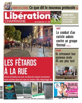 Libération Champagne N°26166 du 21 septembre 2020 à télécharger sur iPad