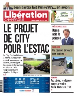 Libération Champagne N°26151 du 06 septembre 2020 à télécharger sur iPad