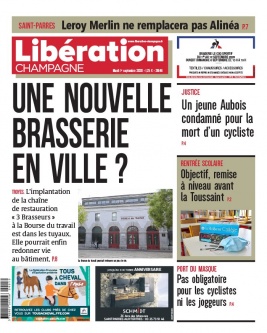 Libération Champagne N°26146 du 01 septembre 2020 à télécharger sur iPad