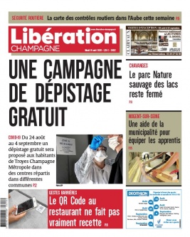 Libération Champagne N°26132 du 18 août 2020 à télécharger sur iPad