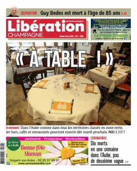 Libération Champagne N°26051 du 29 mai 2020 à télécharger sur iPad