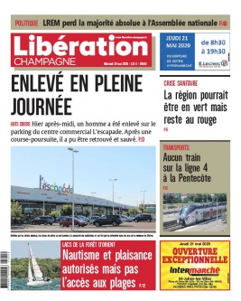Libération Champagne N°26042 du 20 mai 2020 à télécharger sur iPad