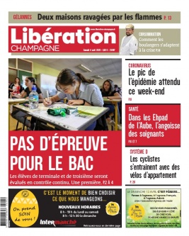Libération Champagne N°25997 du 04 avril 2020 à télécharger sur iPad
