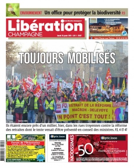 Libération Champagne N°25927 du 25 janvier 2020 à télécharger sur iPad