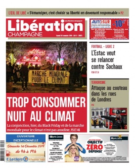 Libération Champagne N°25873 du 30 novembre 2019 à télécharger sur iPad